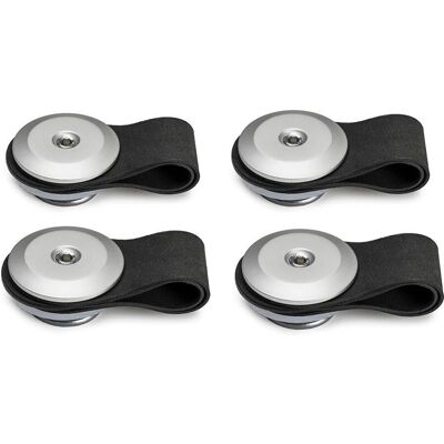 Anillas de montaje universales Kriega OS - Negro Plateado - Talla única - Anillas para motos Anillas de montaje universales Kriega OS - Negro Plateado - Talla única - Anillas para motos