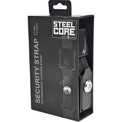 Cinturón de Seguridad Steel Core de Kriega - Correa de seguridad para moto - Negro Cinturón de Seguridad Steel Core de Kriega - Correa de seguridad para moto - Negro