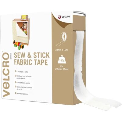 Nastri Velcro cucire e adesivi - 20mm x 10m - Nastro Nastri Velcro cucire e adesivi - 20mm x 10m - Nastro