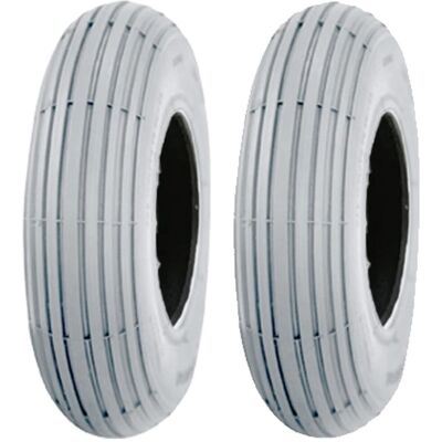Wanda 200x50 Harmaa Ribbed Pyörätuolirenkaat - 2 kpl Wanda 200x50 Harmaa Ribbed Pyörätuolirenkaat - 2 kpl