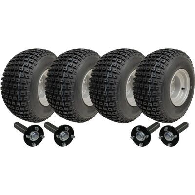 Parnells Kit Rimorchio ATV a Doppio Asse - 4 Ruote Tassellate - No Attacco Parnells Kit Rimorchio ATV a Doppio Asse - 4 Ruote Tassellate - No Attacco
