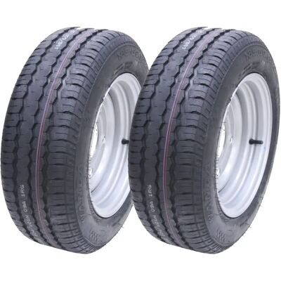 Parnells 185/60 R12c Trailer Wheels Set - 5 Stud 6.5 Pcd - Europe Parnells 185/60 R12c Trailer Wheels Set - 5 Stud 6.5 Pcd - Europe
