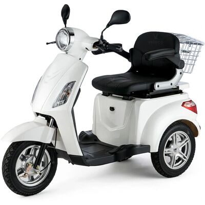 Veleco - ZT15 - White - Solid Tyres - Mobility Scooter Veleco - ZT15 - White - Solid Tyres - Mobility Scooter