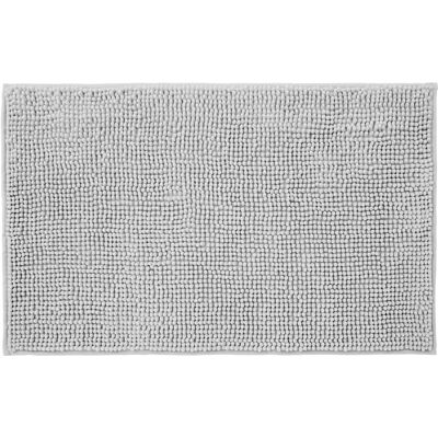 Allure Bath Fashions Chenille Bobble Bath Mat - Microfibre Light grey 50 x 80cm Allure Bath Fashions Chenille Bobble Bath Mat - Microfibre Light grey 50 x 80cm