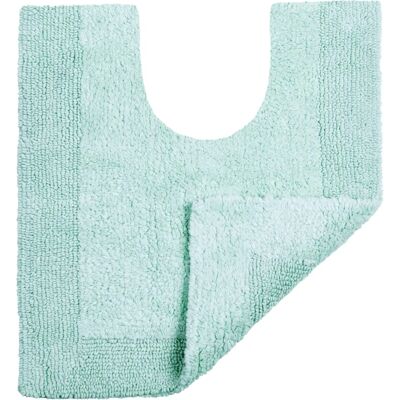 Allure Bath Fashions Duckegg Toilet Mat Pedestal Reversible Cotton - Toilet Mat Allure Bath Fashions Duckegg Toilet Mat Pedestal Reversible Cotton - Toilet Mat