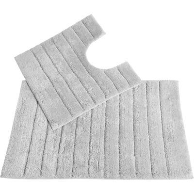 Allure Bath Fashions Luxury Bath Mat and Pedestal Set - Bath Mat and Pedestal Set Allure Bath Fashions Luxury Bath Mat and Pedestal Set - Bath Mat and Pedestal Set