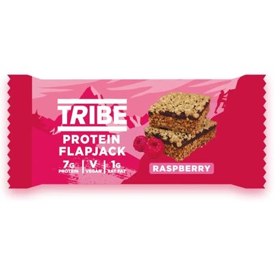 Tribe Gluten Free Raspberry Protein Flapjack - Protein Flapjack Tribe Gluten Free Raspberry Protein Flapjack - Protein Flapjack