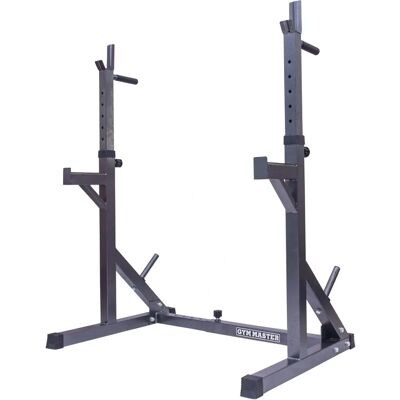 GYM MASTER Squat Rack - Sturdy Steel, Compact Design, Max 300kg GYM MASTER Squat Rack - Sturdy Steel, Compact Design, Max 300kg