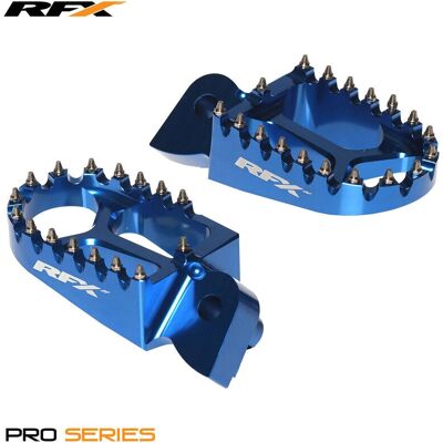 Repose-pieds RFX Pro Bleus - Repose-pieds moto unisex - Publicité Repose-pieds RFX Pro Bleus - Repose-pieds moto unisex - Publicité