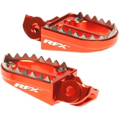 Repose-pieds RFX Pro Series 2 - Orange - Accessoire moto - Publicité Repose-pieds RFX Pro Series 2 - Orange - Accessoire moto - Publicité