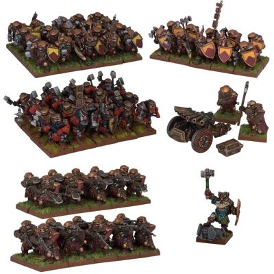 Mantic Kings of War Trpasličí Armáda - Miniatury a Příslušenství Mantic Kings of War Trpasličí Armáda - Miniatury a Příslušenství