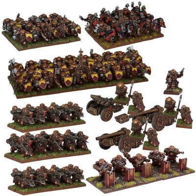 Mantic Kings of War Nains - Méga Armée - Ensemble de Miniatures - Publicité Mantic Kings of War Nains - Méga Armée - Ensemble de Miniatures - Publicité