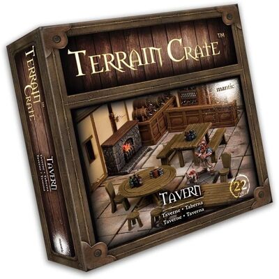 Kit de terrain Taverne - Jeux de société Mantic Games - Publicité Kit de terrain Taverne - Jeux de société Mantic Games - Publicité
