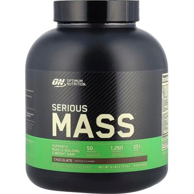 Optimum Nutrition Serious Mass 2730 g - Sjokolade Optimum Nutrition Serious Mass 2730 g - Sjokolade