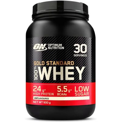 Optimum Nutrition 100% Whey Gold Standard (908g) - 908g Unflavoured Optimum Nutrition 100% Whey Gold Standard (908g) - 908g Unflavoured