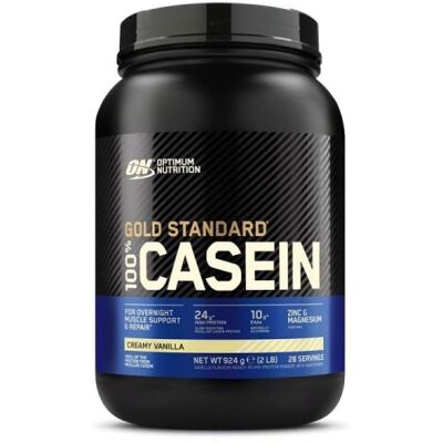 Optimum Nutrition 100% Casein - Protéine à absorption lente - Vanille - 908g - Publicité Optimum Nutrition 100% Casein - Protéine à absorption lente - Vanille - 908g - Publicité