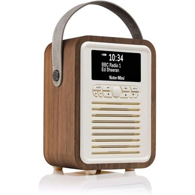 VQ Retro Mini Portable DAB FM Radio - Vintage Style Compact Speaker VQ Retro Mini Portable DAB FM Radio - Vintage Style Compact Speaker