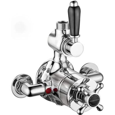 Downton - Enki T69 - Twin - Thermostatic - Shower Valve Downton - Enki T69 - Twin - Thermostatic - Shower Valve