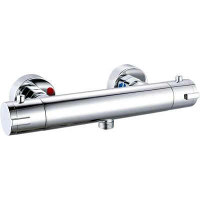 Enki T23 Chrome Thermostatic Shower Mixer - Shower Type Enki T23 Chrome Thermostatic Shower Mixer - Shower Type