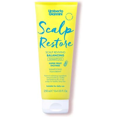 Umberto Giannini Scalp Restore Shampoo - Anti-Schuppen, Revitalisierend - 250ml Umberto Giannini Scalp Restore Shampoo - Anti-Schuppen, Revitalisierend - 250ml