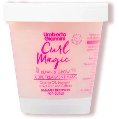 Masque Cheveux Curl Magic Repair & Grow de Umberto Giannini - Publicité Masque Cheveux Curl Magic Repair & Grow de Umberto Giannini - Publicité