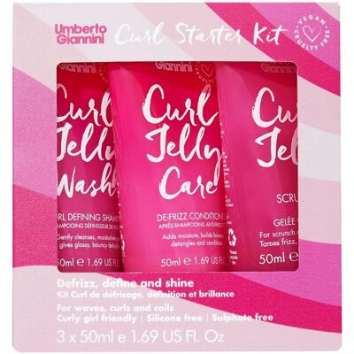Umberto Giannini Perfect Curls Hair Trio - Zestaw do pielęgnacji włosów kręconych i falowanych Umberto Giannini Perfect Curls Hair Trio - Zestaw do pielęgnacji włosów kręconych i falowanych