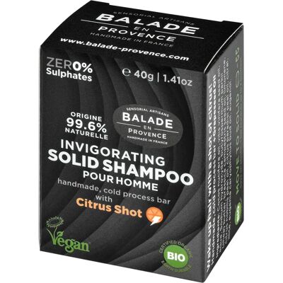 Balade en Provence Citrus Bio Festes Shampoo für Männer 40g - Shampoo Balade en Provence Citrus Bio Festes Shampoo für Männer 40g - Shampoo