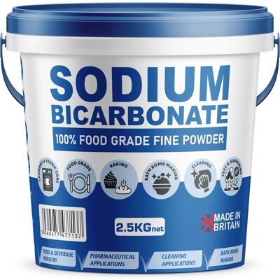 Pure Source Nutrition - Sodium Bicarbonate - Fine Powder - 2.5kg - Baking Soda Pure Source Nutrition - Sodium Bicarbonate - Fine Powder - 2.5kg - Baking Soda