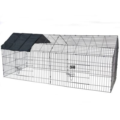 Easipet - Metal cage run enclosure - Gabled roof Easipet - Metal cage run enclosure - Gabled roof