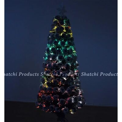 Shatchi Christmas Tree Pre-Lit Fiber Optic Pine Lights - Xmas Decor 2ft-6ft Shatchi Christmas Tree Pre-Lit Fiber Optic Pine Lights - Xmas Decor 2ft-6ft