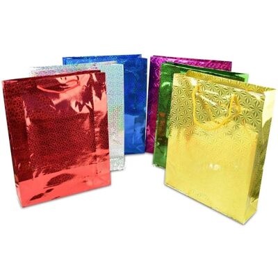 Shatchi Large Holographic Gift Bag - Gift Bag Shatchi Large Holographic Gift Bag - Gift Bag