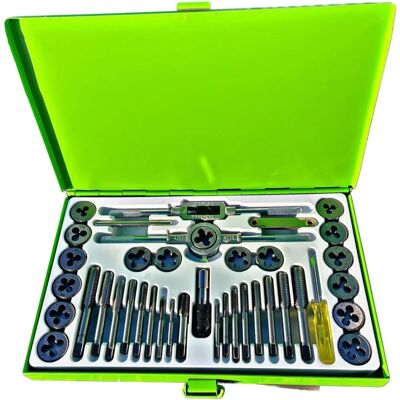 US PRO - 40pc Metric Tap and Die Set - M3-M12 - Tap and Die Set US PRO - 40pc Metric Tap and Die Set - M3-M12 - Tap and Die Set