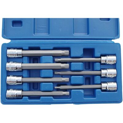 US PRO - 1496 - 7pc - 3/8 drive - Spline Bit Socket Set US PRO - 1496 - 7pc - 3/8 drive - Spline Bit Socket Set