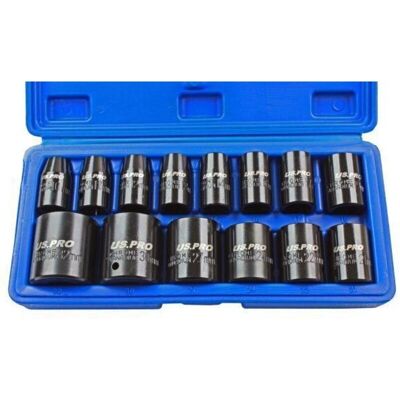 US PRO - 1679 - 14pc - 10-32mm - Impact socket set US PRO - 1679 - 14pc - 10-32mm - Impact socket set