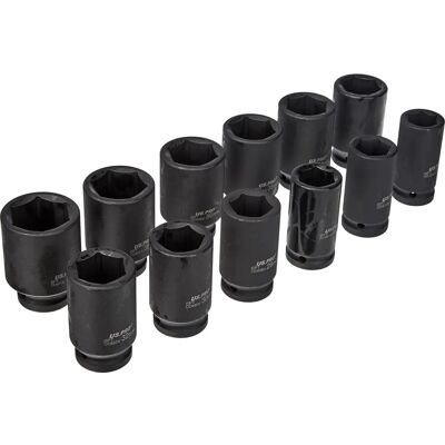 US PRO - B1360 - 12pc - 6-point metric - Socket set US PRO - B1360 - 12pc - 6-point metric - Socket set