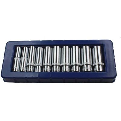 US PRO 10-częściowy zestaw głębokich nasadek 3/8" - Zestaw US PRO 10-częściowy zestaw głębokich nasadek 3/8" - Zestaw