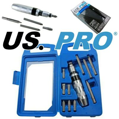 US PRO Tools - 11pc Impact Driver Set - Heavy Duty US PRO Tools - 11pc Impact Driver Set - Heavy Duty