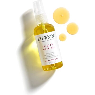 Huile Bio Anti-Vergetures Kit & Kin Huile bébé - Publicité Huile Bio Anti-Vergetures Kit & Kin Huile bébé - Publicité