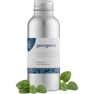 Georganics Bio Pfefferminz Ölziehmittel - 100ml Georganics Bio Pfefferminz Ölziehmittel - 100ml