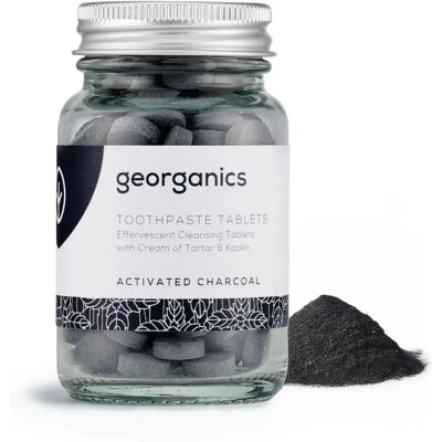 Georganics Bio Aktivkohle Minzgeschmack Zahnpasta Tabletten Georganics Bio Aktivkohle Minzgeschmack Zahnpasta Tabletten