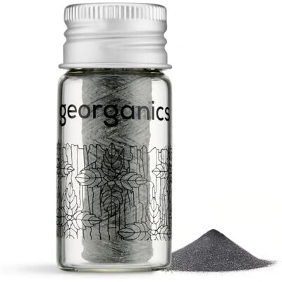 Georganics Aktivkohle Zahnseide - 50m - Umweltfreundlich, Vegan, Wiederverwendbarer Kanister Georganics Aktivkohle Zahnseide - 50m - Umweltfreundlich, Vegan, Wiederverwendbarer Kanister
