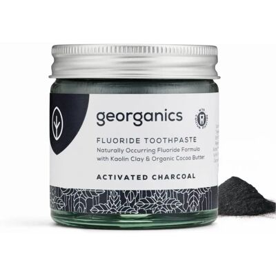 Georganics Fluorid Aktivkohle Zahnpasta - 60ml - Zahnpasta Georganics Fluorid Aktivkohle Zahnpasta - 60ml - Zahnpasta