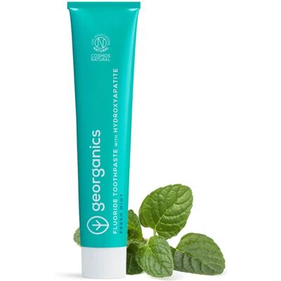 Pasta de Dientes Georganics con Hidroxiapatita y Fluor - Menta Fresca Pasta de Dientes Georganics con Hidroxiapatita y Fluor - Menta Fresca