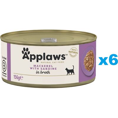 Applaws Mackerel with Sardine in Broth - Cat Food Cans Applaws Mackerel with Sardine in Broth - Cat Food Cans