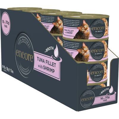 Encore Natural Wet Cat Food - Tuna & Shrimp - 16 Pack Encore Natural Wet Cat Food - Tuna & Shrimp - 16 Pack
