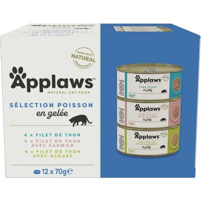 Applaws Natural Wet Adult Cat Food - Fish Selection in Jelly Applaws Natural Wet Adult Cat Food - Fish Selection in Jelly