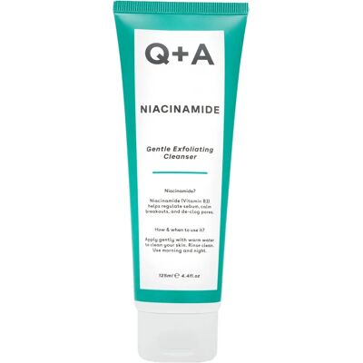 Q+A Niacinamide Mild Eksfolierende Rens 125ml Q+A Niacinamide Mild Eksfolierende Rens 125ml