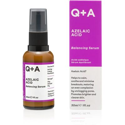 Q+A Azelaic Acid Ansiktsserum - Poreminimerende, Oppfriskende - 30ml Q+A Azelaic Acid Ansiktsserum - Poreminimerende, Oppfriskende - 30ml