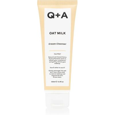 Q+A Kauramaito Puhdistusaine - Silmämeikkien Poisto - 125ml Q+A Kauramaito Puhdistusaine - Silmämeikkien Poisto - 125ml