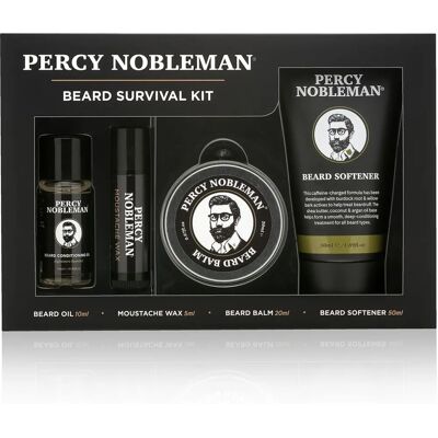 Percy Nobleman Beard Survival Kit - Bartpflege-Set Percy Nobleman Beard Survival Kit - Bartpflege-Set